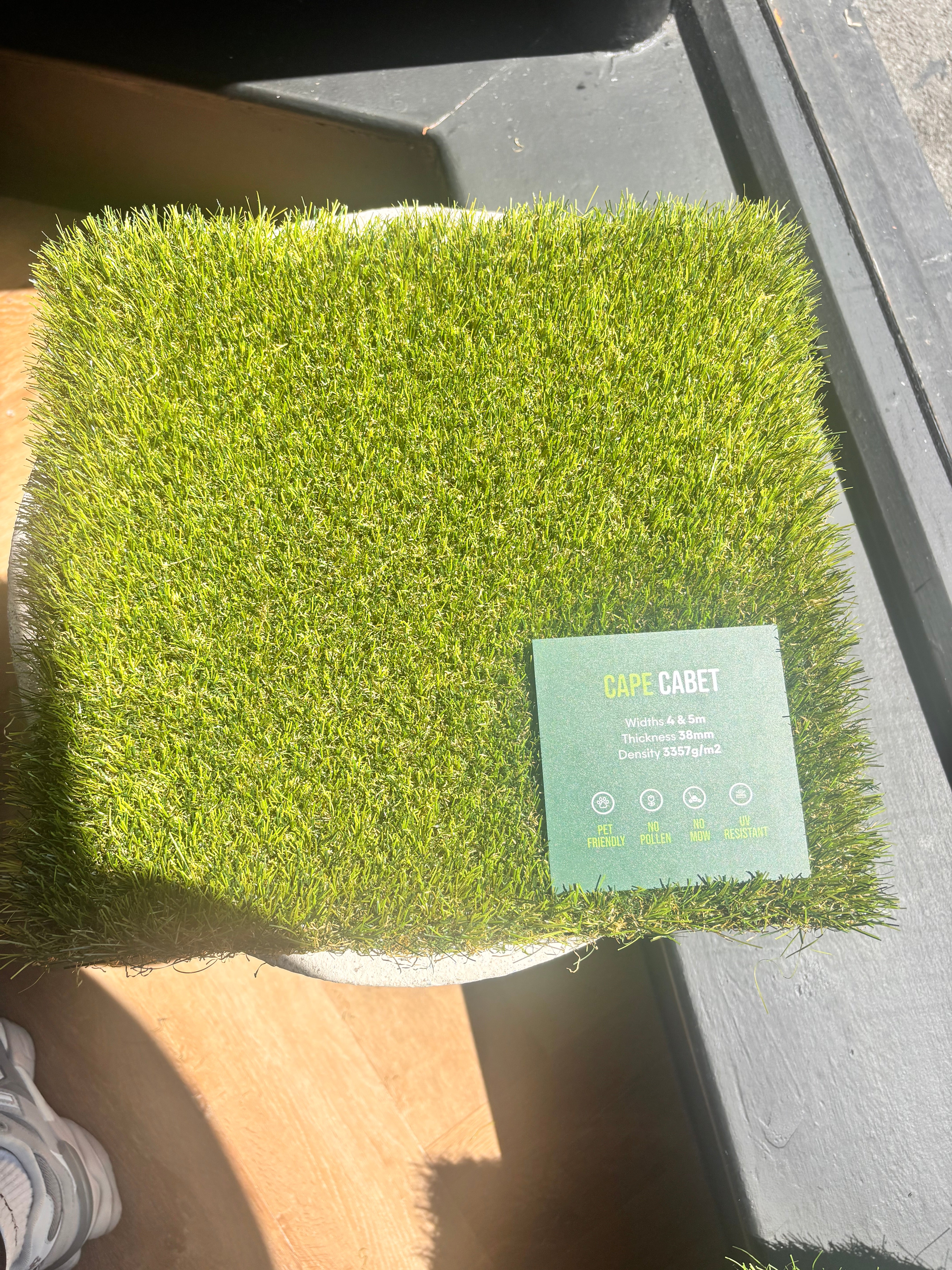Cape Cabet 38mm Artificial Grass - 4m Width