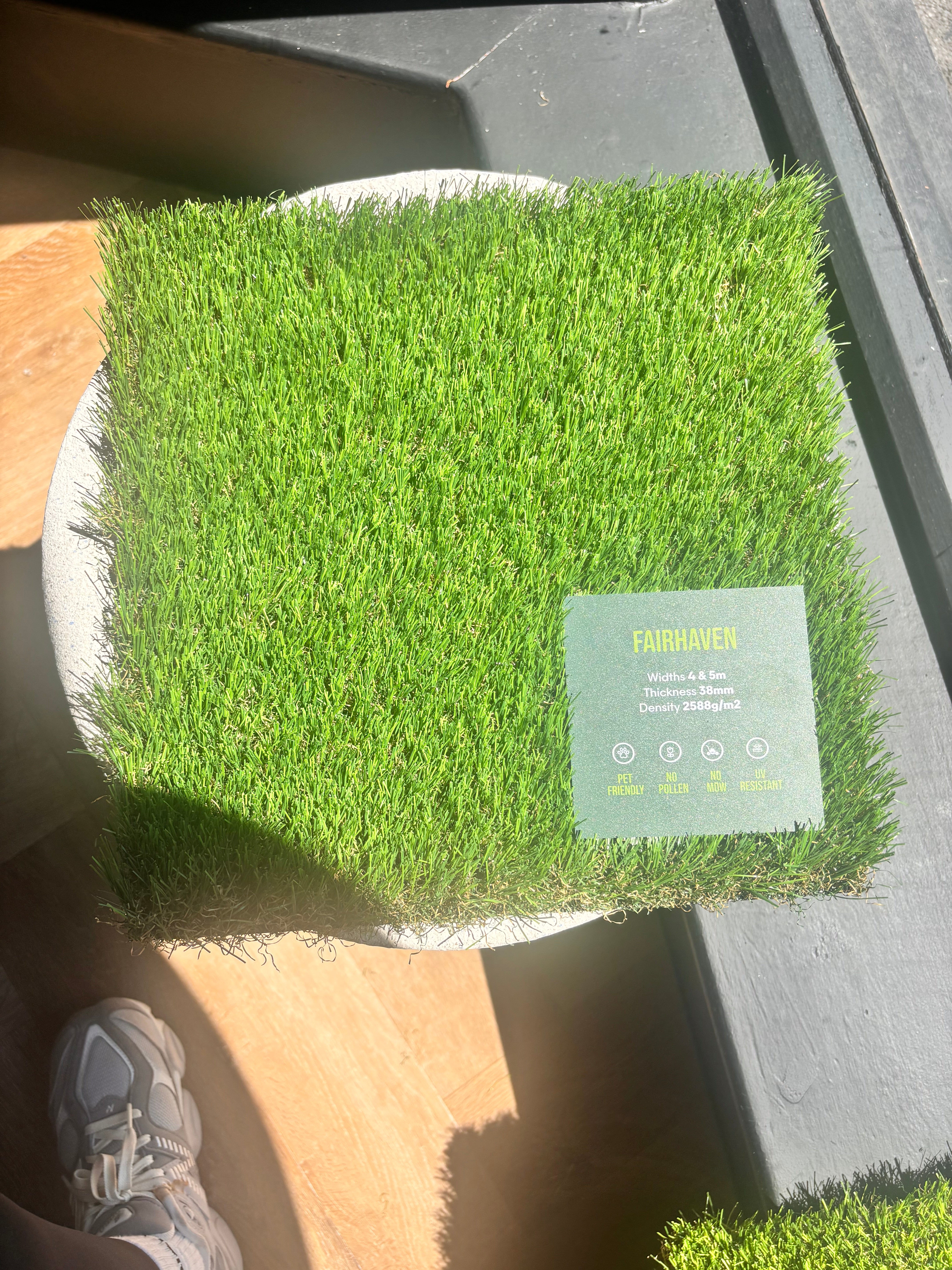 Fairhaven 38mm Artificial Grass - 4m Width