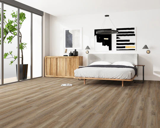 Frosted Oak LVT flooring, ideal for creating fresh and contemporary spaces.