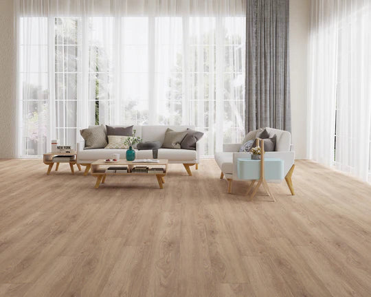 Limed Oak LVT ideal for modern and traditional interior designs.