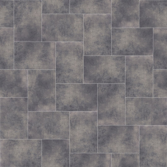 Close-up of Quay Mist LVT flooring, showcasing a modern, neutral stone design for versatile spaces.