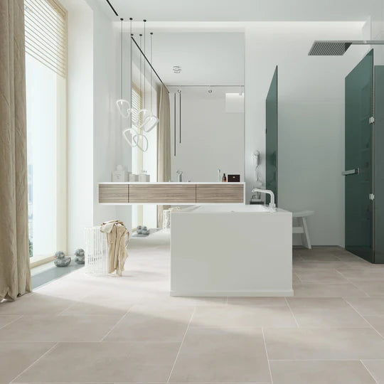 South Beach LVT in dryback gluedown installation, designed for easy maintenance and durability.