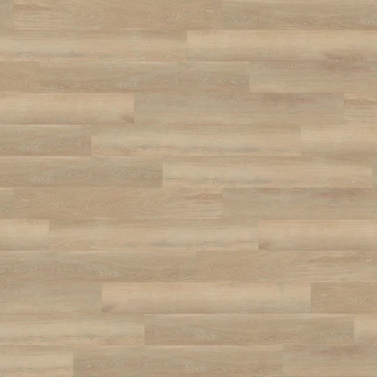 Close-up of Blonde Oak LVT, showcasing its bright and modern oak finish in large plank format.