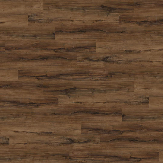 Close-up of Chicory Haze LVT, highlighting its soft grey tones in large plank format.