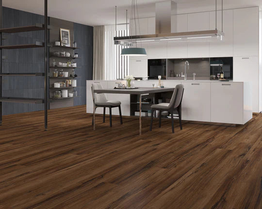 Chicory Haze large plank flooring, perfect for both residential and commercial interiors.