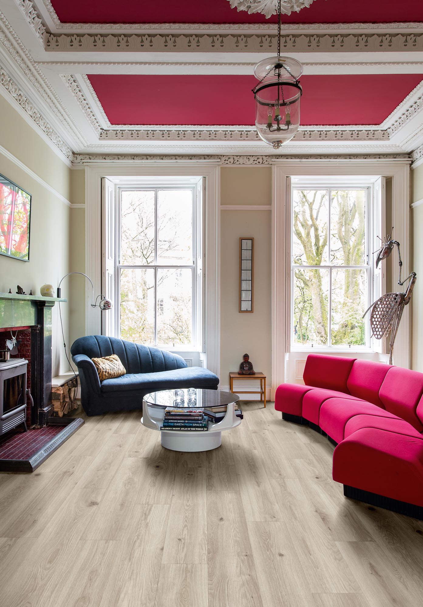 Durable Sea Grey Plank LVT, perfect for underfloor heating and high-traffic areas.