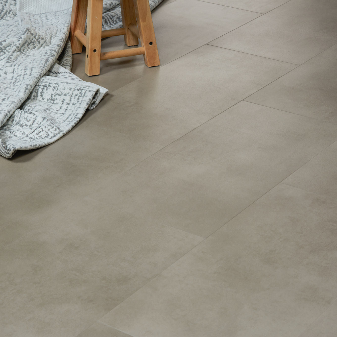 Nordikka Naturals Sandstone Tile Effect LVT Flooring | 0.7mm Wear Layer