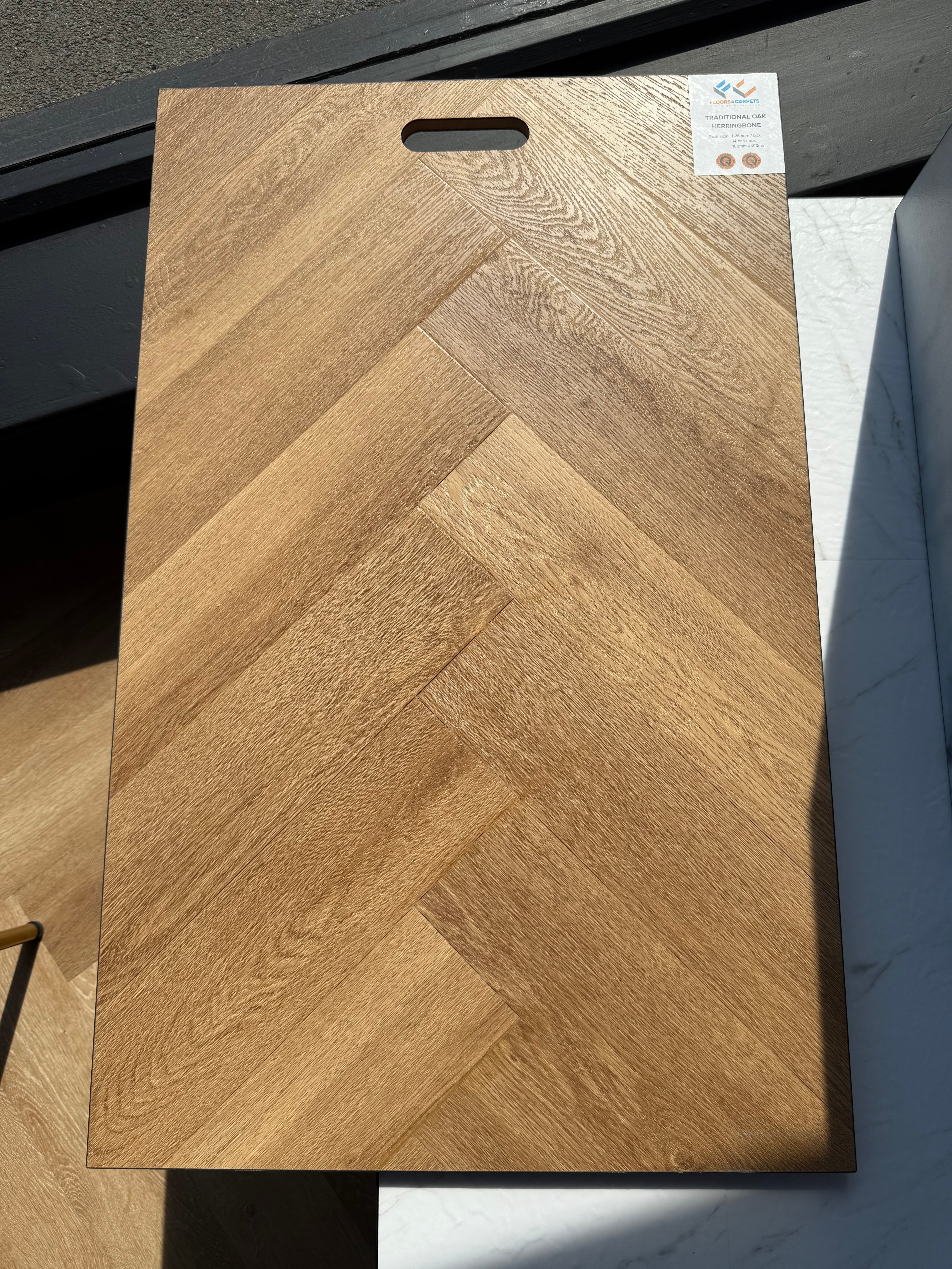 Traditional Oak Herringbone LVT