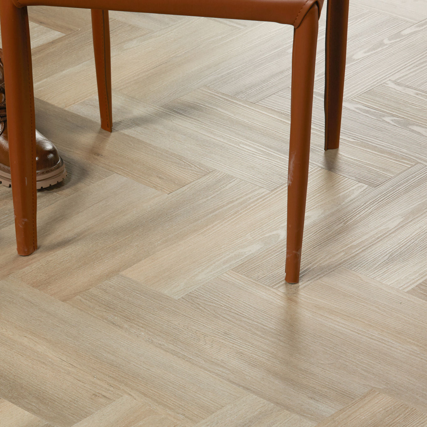 Nordikka Living Canadian Elm Herringbone Glue Down LVT Flooring