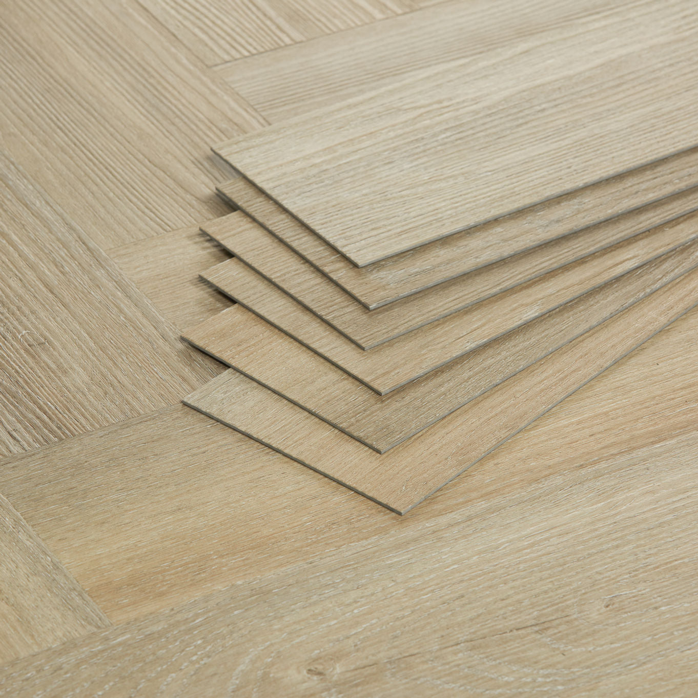 Nordikka Living Canadian Elm Herringbone Glue Down LVT Flooring