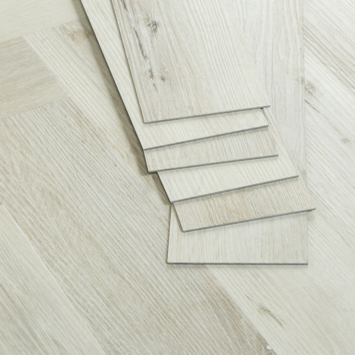 Nordikka Select White Maple Herringbone SPC Click Flooring