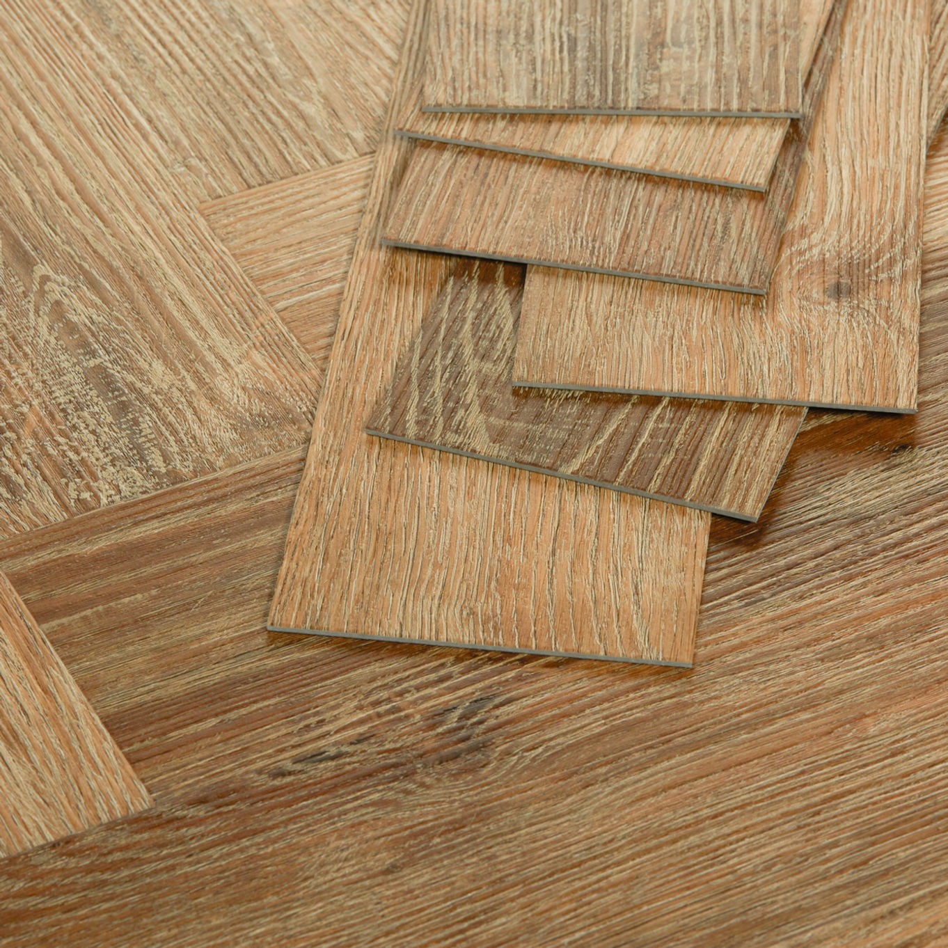 Nordikka Select Norwegian Oak Herringbone Glue Down LVT Flooring