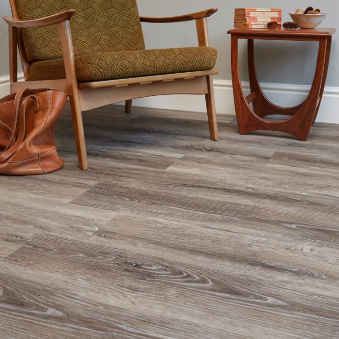 Close-up of Blonde Oak LVT planks by AClass Flooring – durable, scratch-resistant, and waterproof, perfect for kitchens, bathrooms, and high-traffic areas.