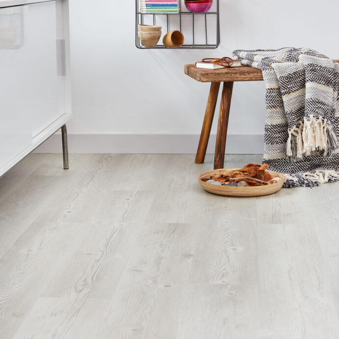 Scandinavian Pine LVT flooring by AClass Flooring – soft pine-inspired wood effect with modern tones, ideal for residential and commercial spaces.