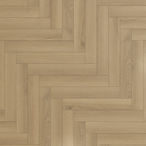 Aspen 8 mm Laminate Herringbone – Natural Oak