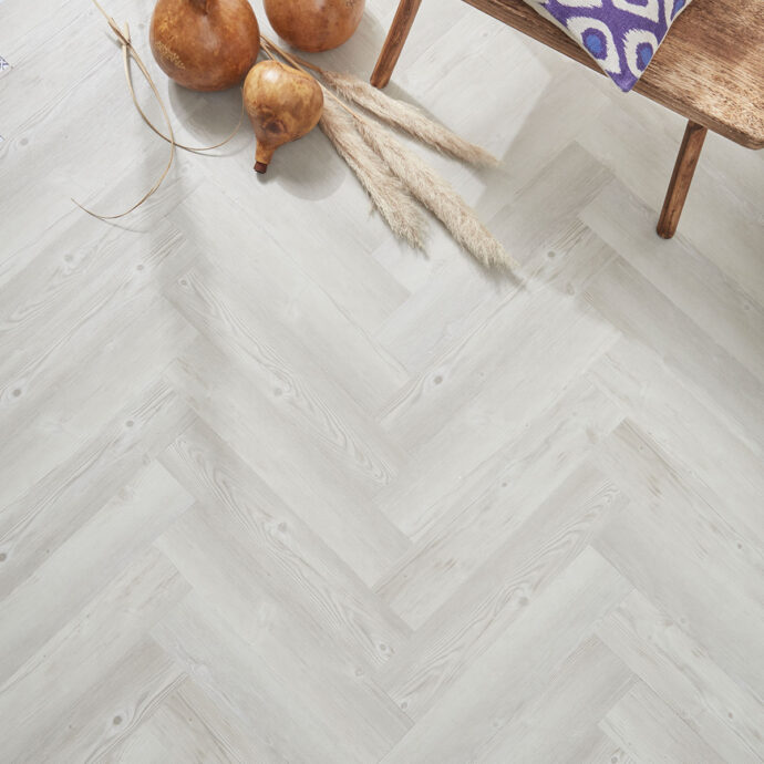 Durable luxury vinyl tile LVT flooring with a 0.55mm wear layer and bevelled edges, ideal for both residential and commercial spaces.