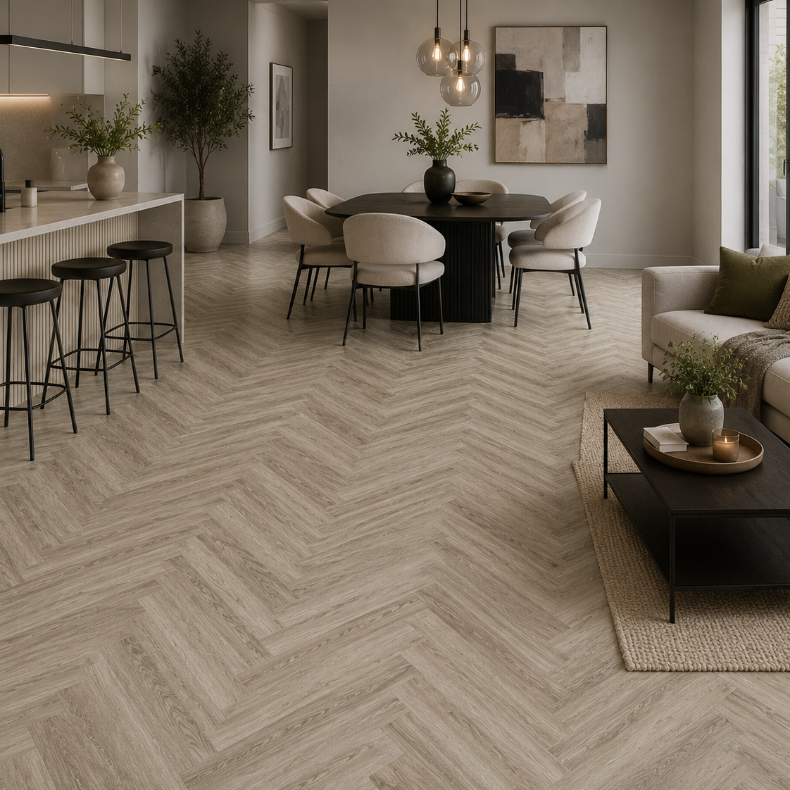 Silver Ash Herringbone - RT17-416