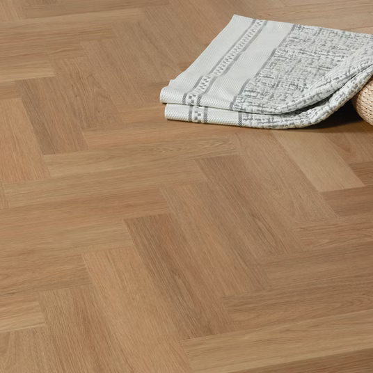 Nordikka Naturals Montana Oak Herringbone LVT Flooring | 0.7mm Wear Layer