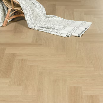 Nordikka Naturals Austrian Larch Herringbone LVT Flooring | 0.7mm Wear Layer