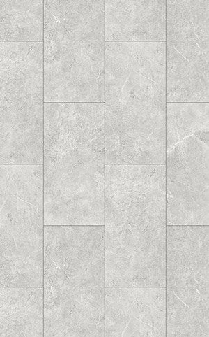 Close-up of Crystal Tile LVT, highlighting the luxurious finish and neutral tones.
