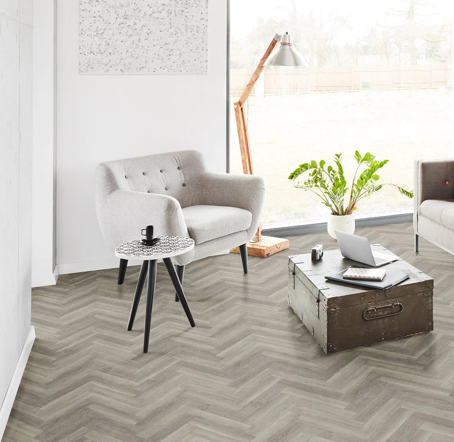 Arctic Oak Chene Firmfit Herringbone Click