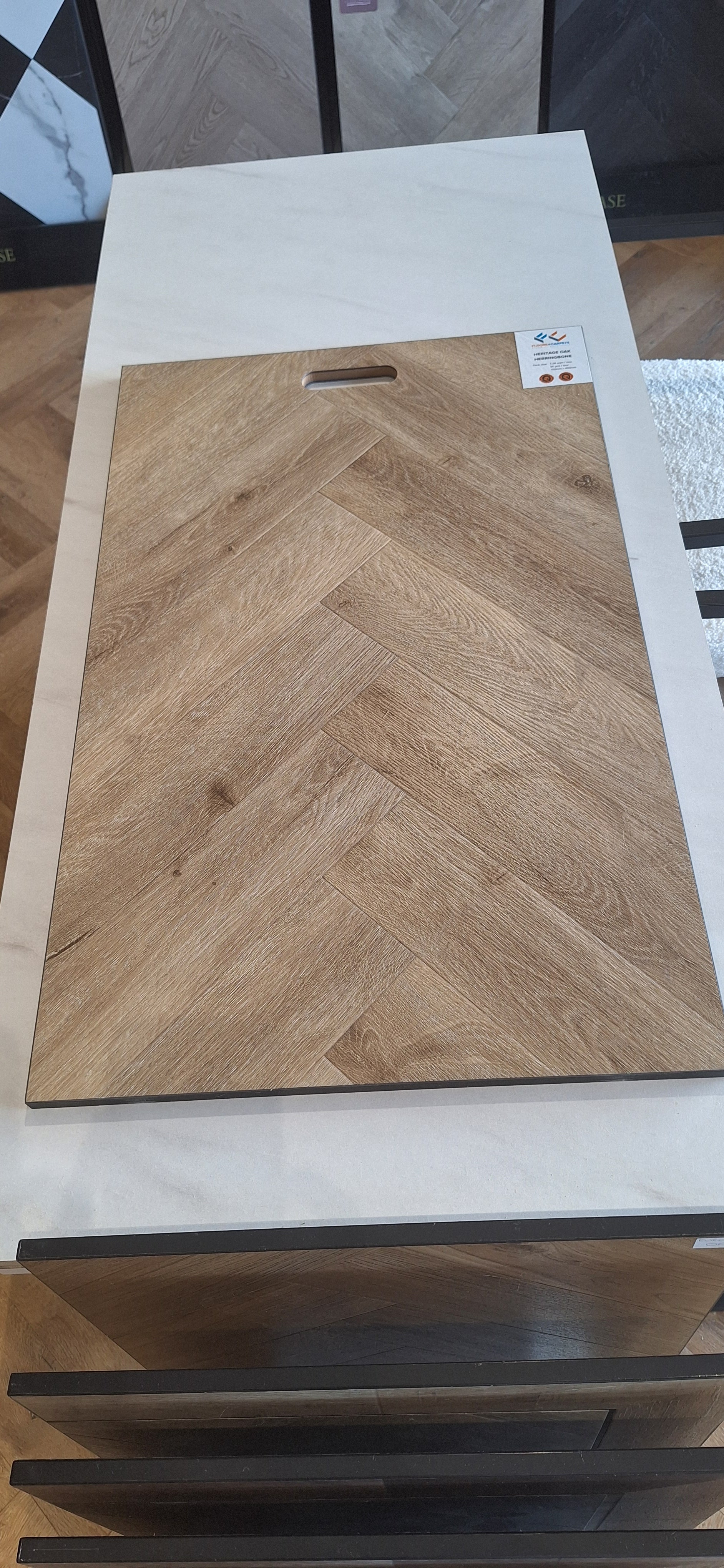 Heritage Oak Herringbone LVT