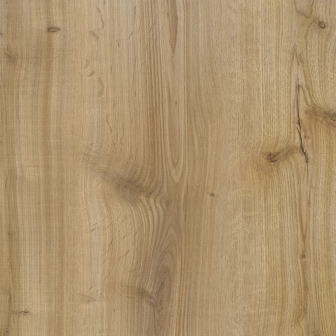 Close-up texture of Yin laminate flooring with a real wood finish