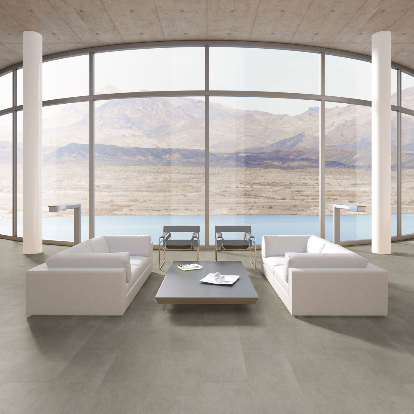 Nordikka Naturals Sandstone Tile Effect LVT Flooring | 0.7mm Wear Layer