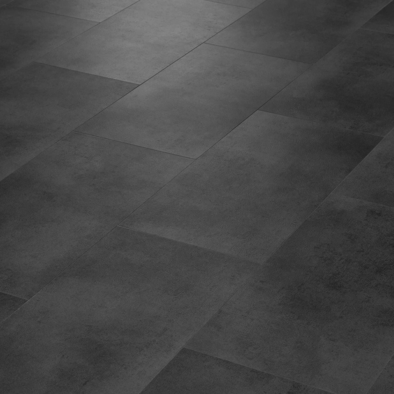 Nordikka Naturals Anthracite Tile Effect LVT Flooring | 0.7mm Wear Layer