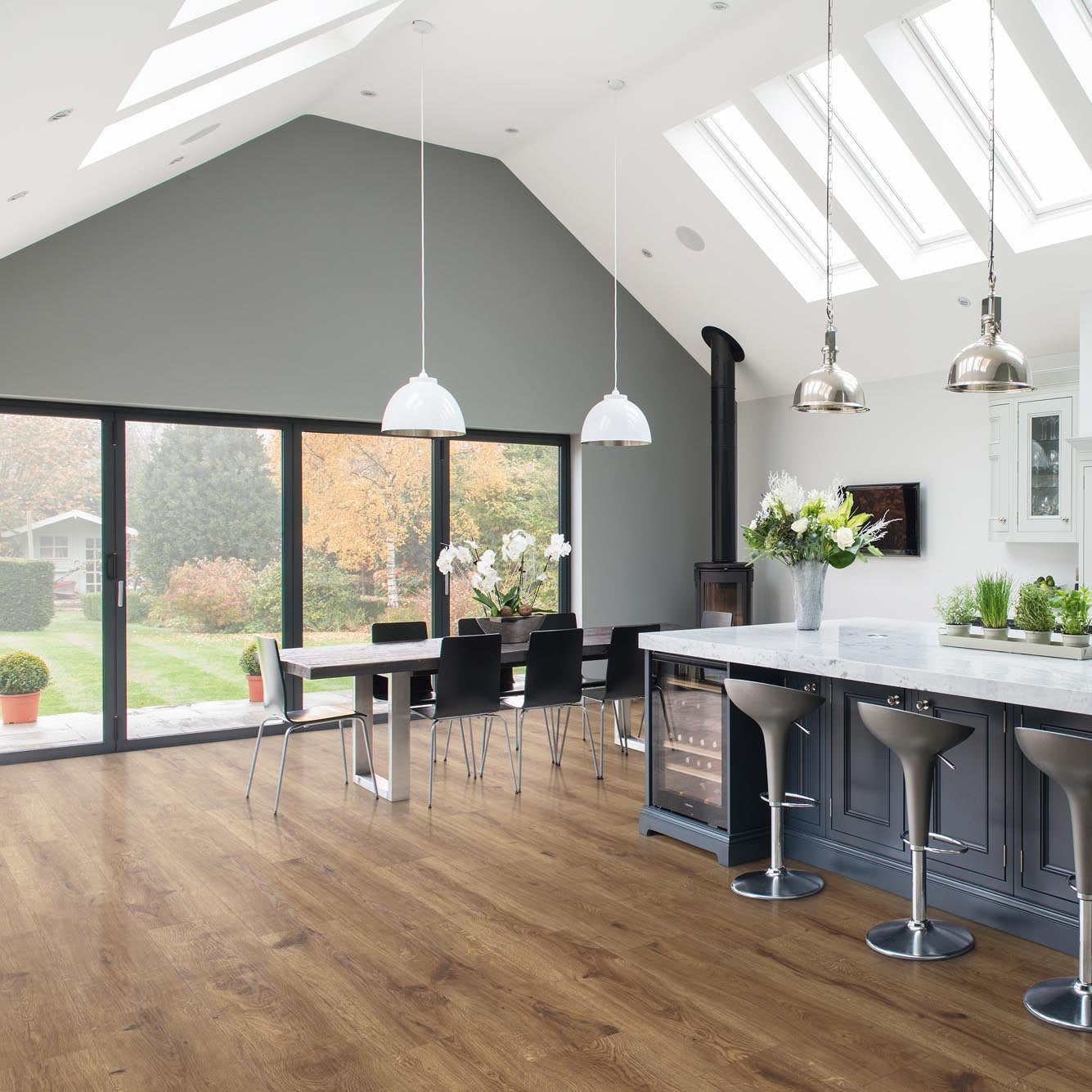 Timeless wood-effect Ambleside Heritage Plank LVT by Rhinofloor.