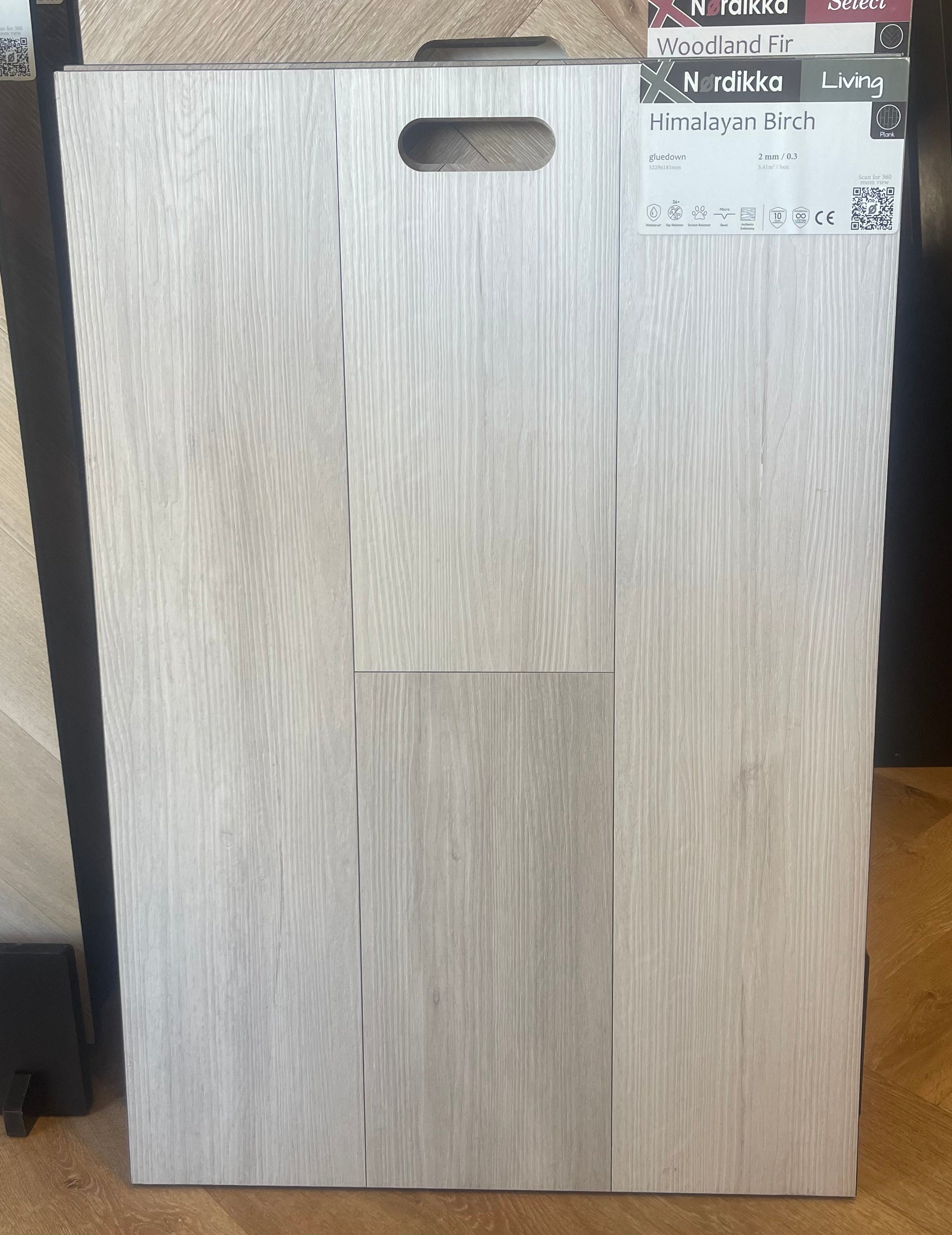 Nordikka Living Himalayan Birch Glue Down LVT Flooring