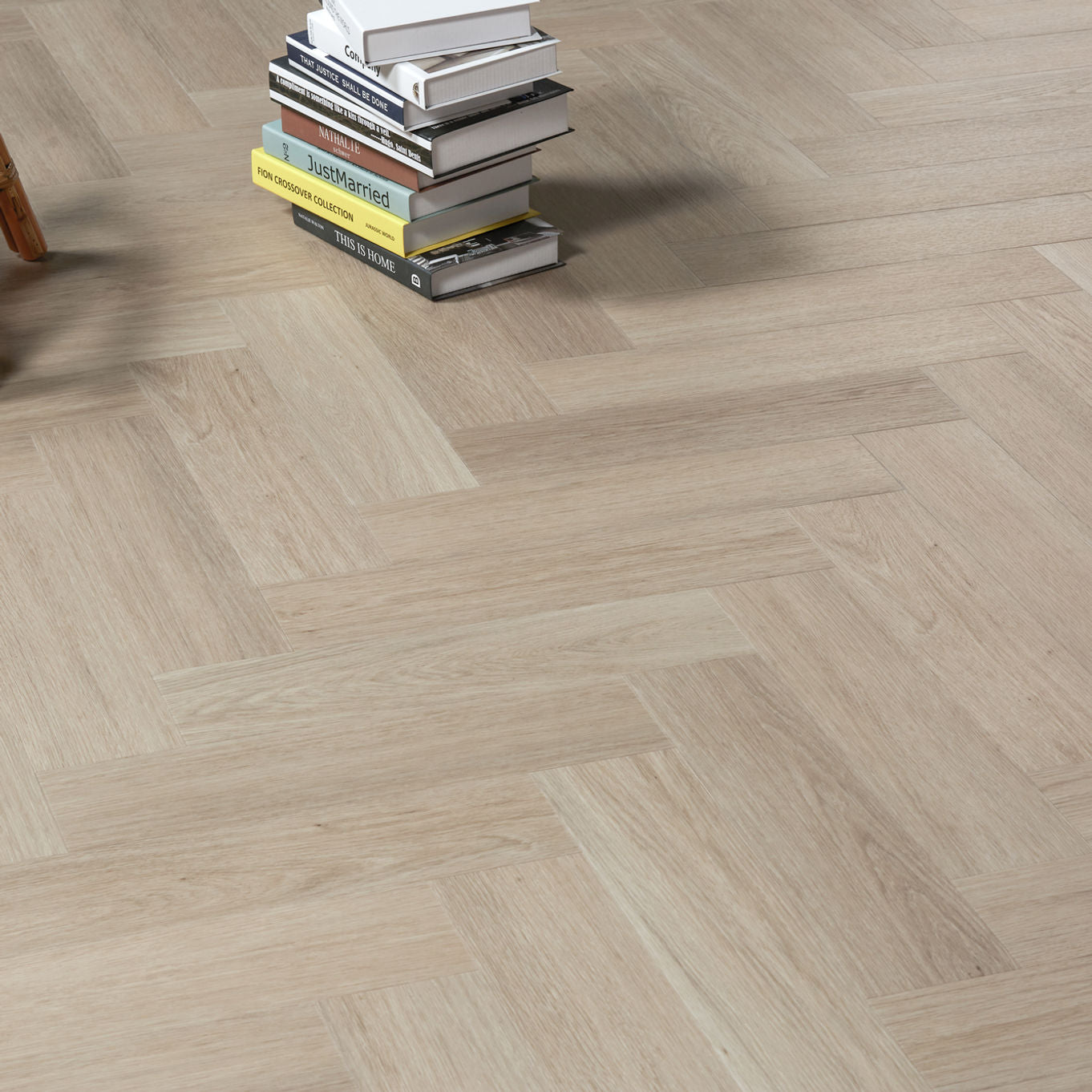 Nordikka Naturals Vermont Ash Herringbone LVT Flooring | 0.7mm Wear Layer