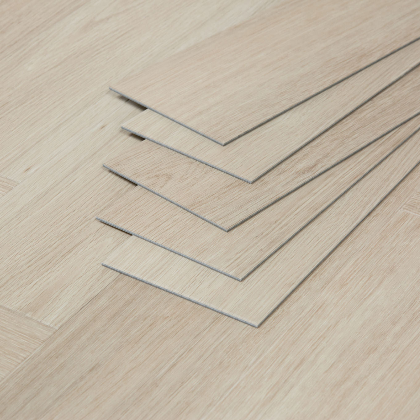 Nordikka Naturals Vermont Ash Herringbone LVT Flooring | 0.7mm Wear Layer