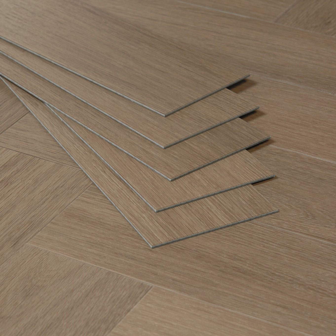 Nordikka Naturals Maple Chestnut Herringbone LVT Flooring | 0.7mm Wear Layer