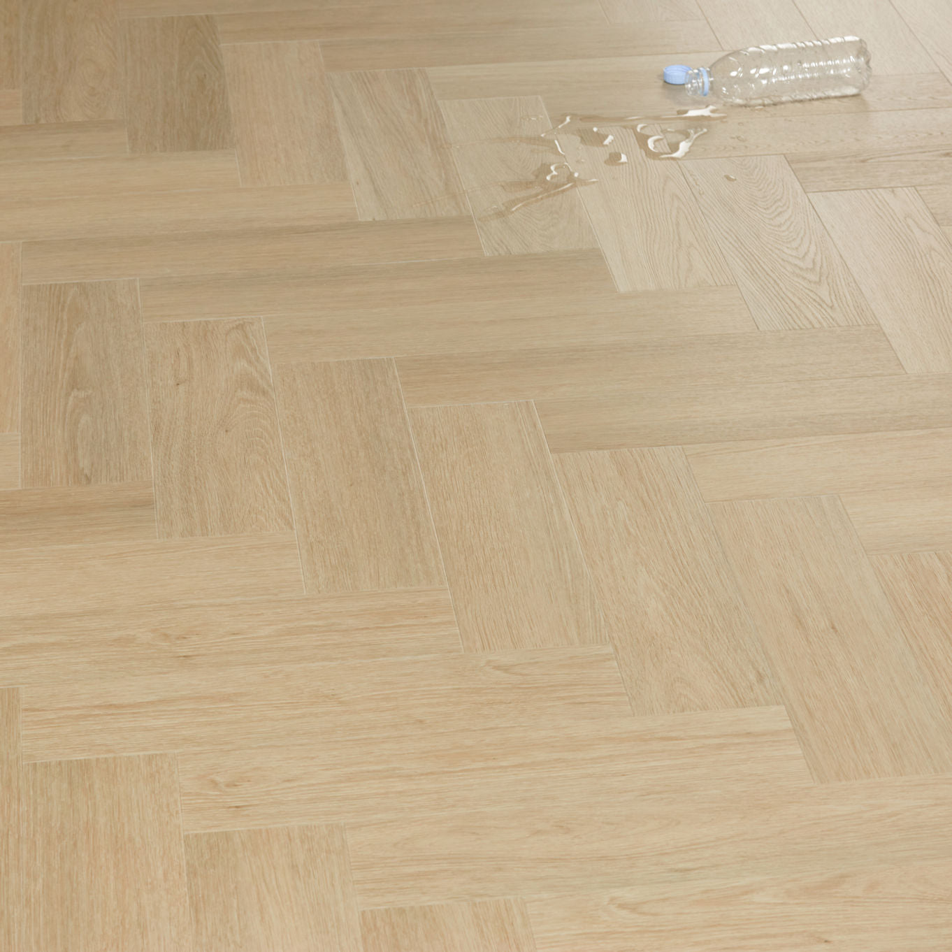 Nordikka Naturals Austrian Larch Herringbone LVT Flooring | 0.7mm Wear Layer