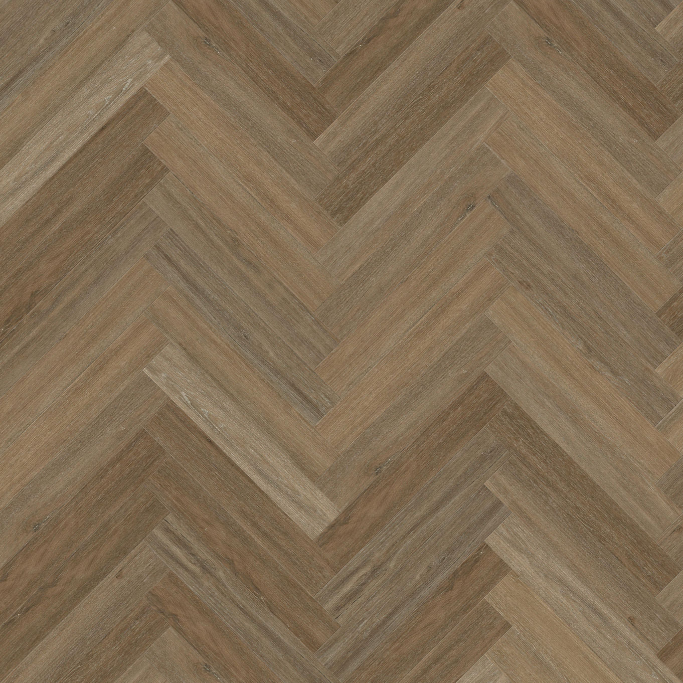 Nordikka Living Warm Oak Herringbone Glue Down LVT Flooring