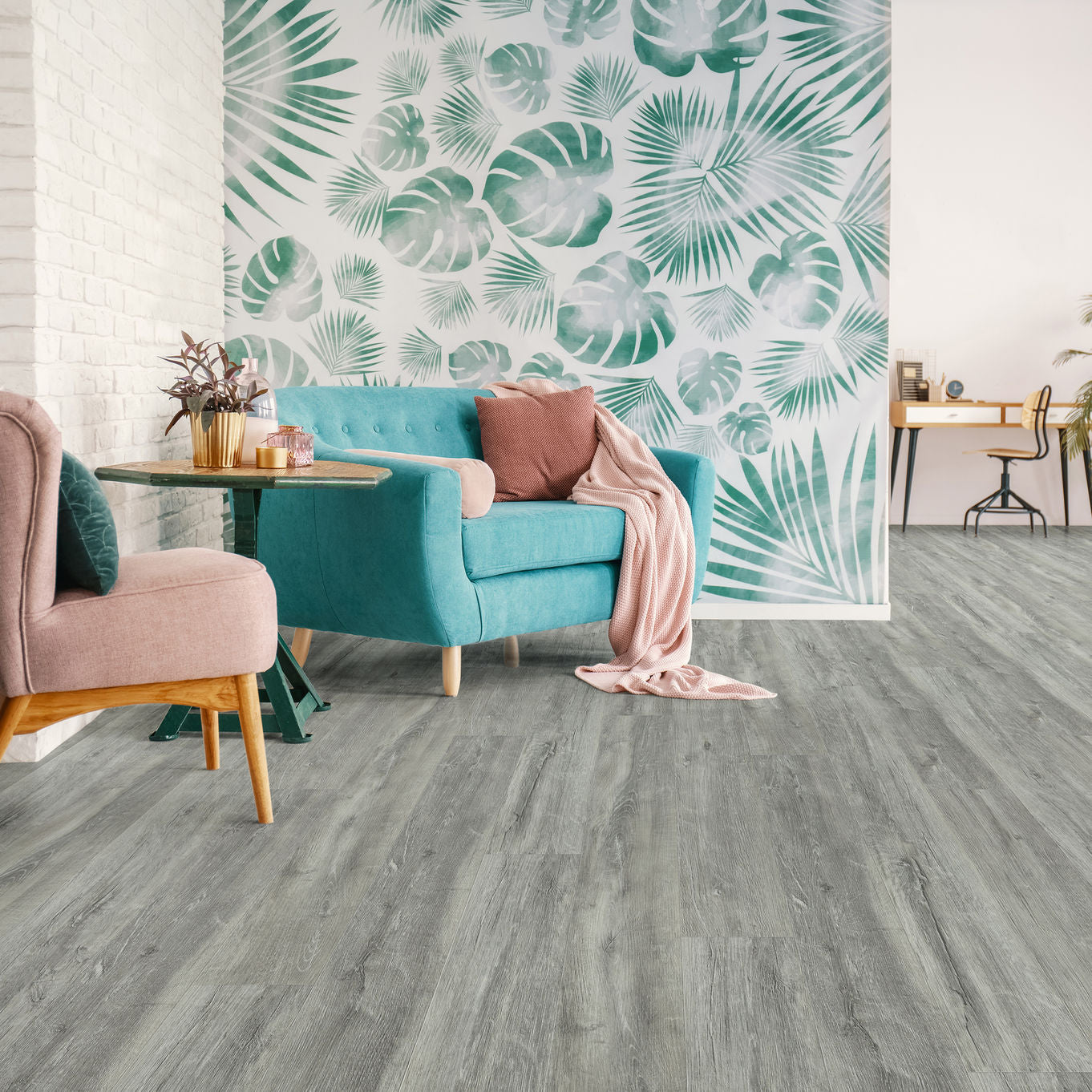 Nordikka Original Dusty Oak Glue Down LVT Flooring