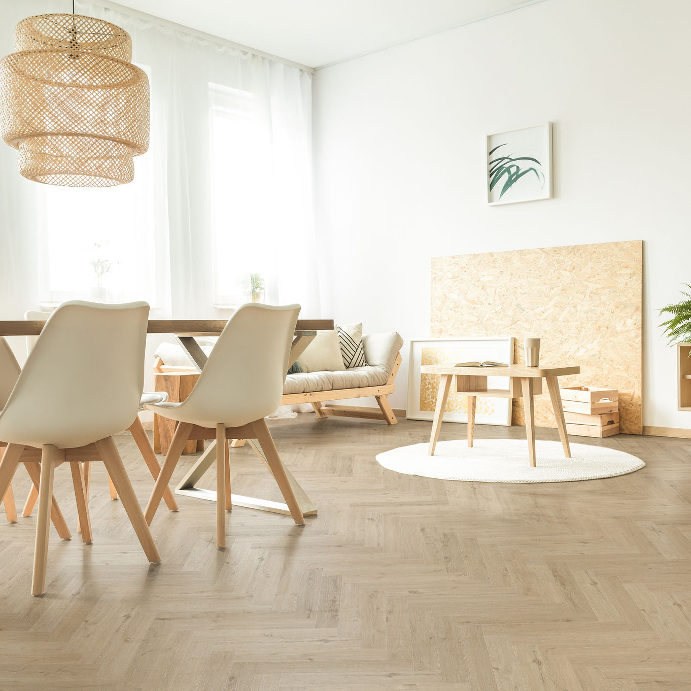 Nordikka Select Woodland Fir Herringbone SPC Click Flooring