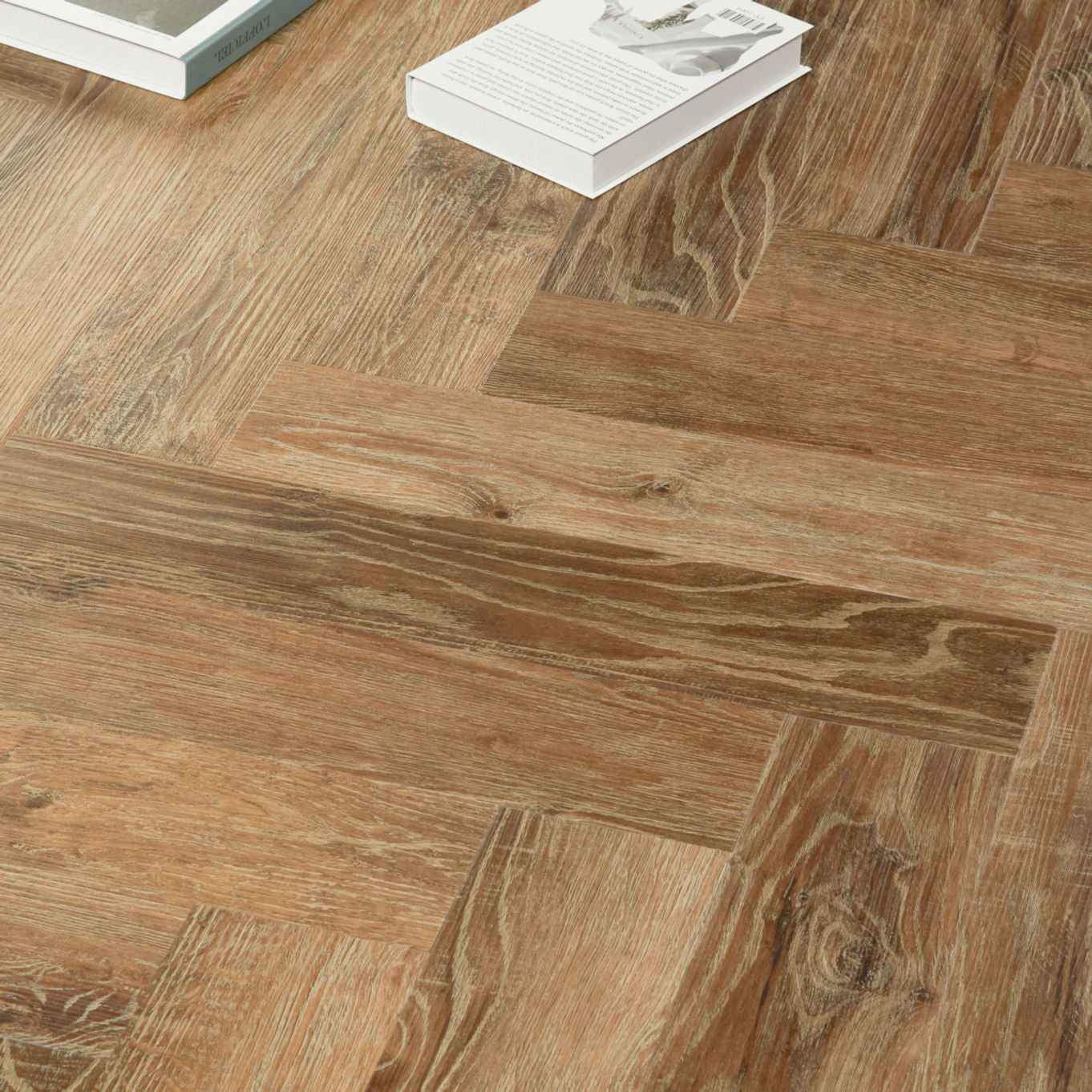 Nordikka Select Norwegian Oak Herringbone Glue Down LVT Flooring