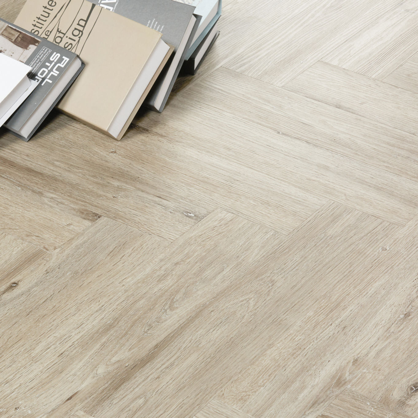 Nordikka Select Hazel Herringbone Glue Down LVT Flooring