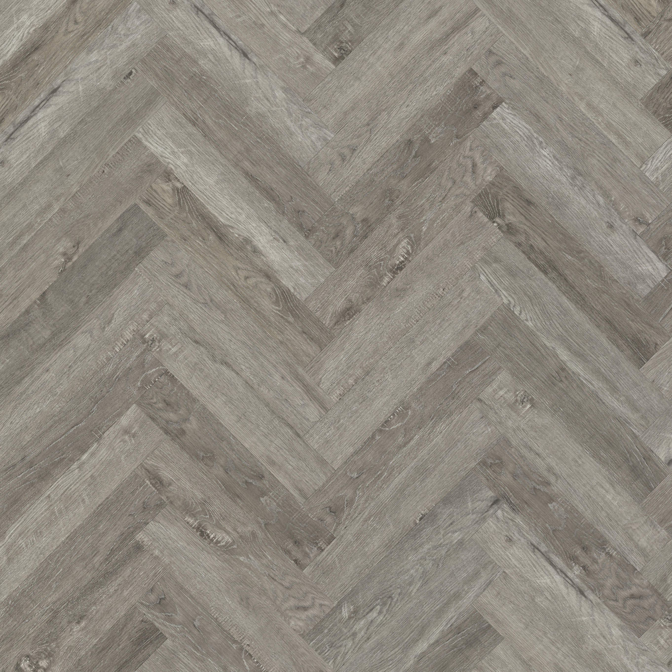 Nordikka Select Smoked Ash Herringbone Glue Down LVT Flooring