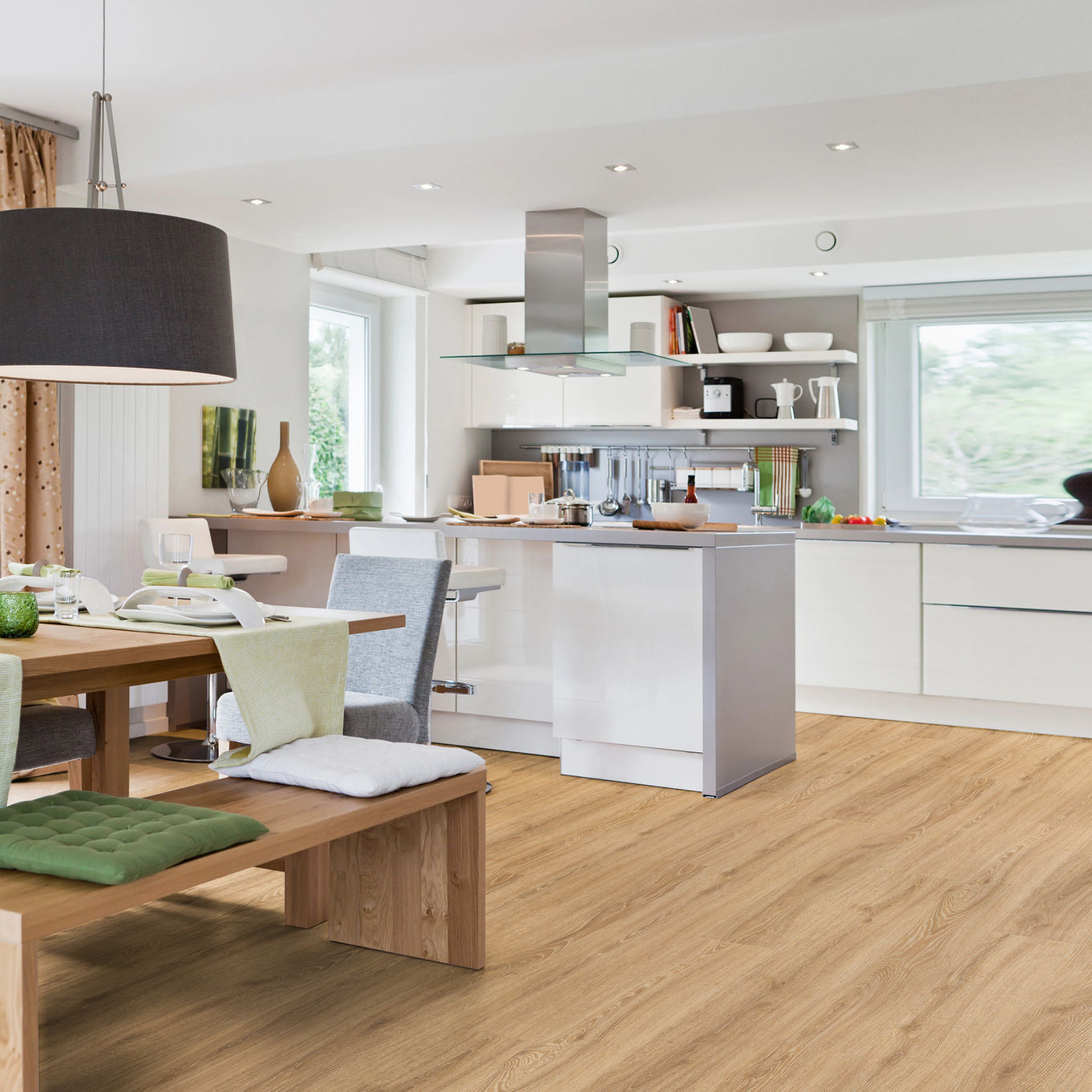 Nordikka Select Honey Elm Glue Down LVT Flooring