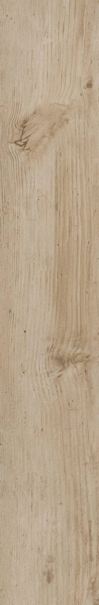 Close-up of Bleached Larch wood-effect luxury vinyl plank flooring