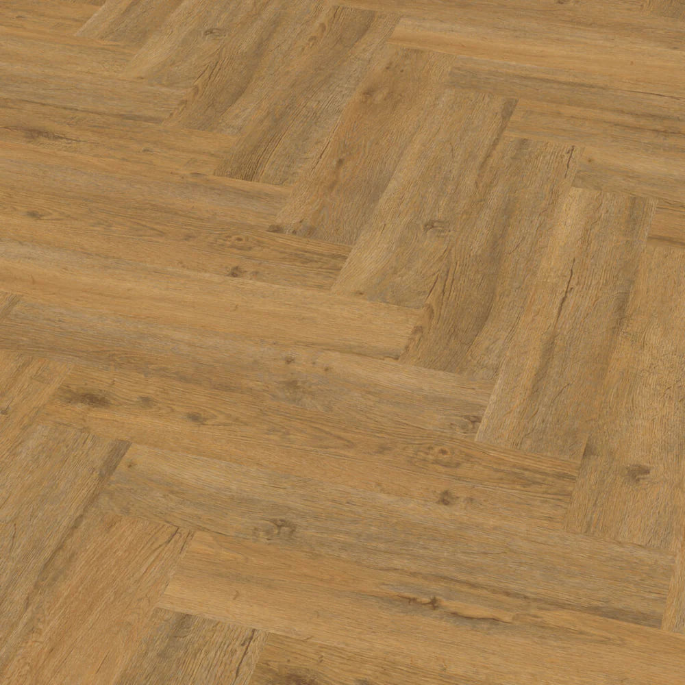 Royal Oak Natural Herringbone Solide Click LVT 30