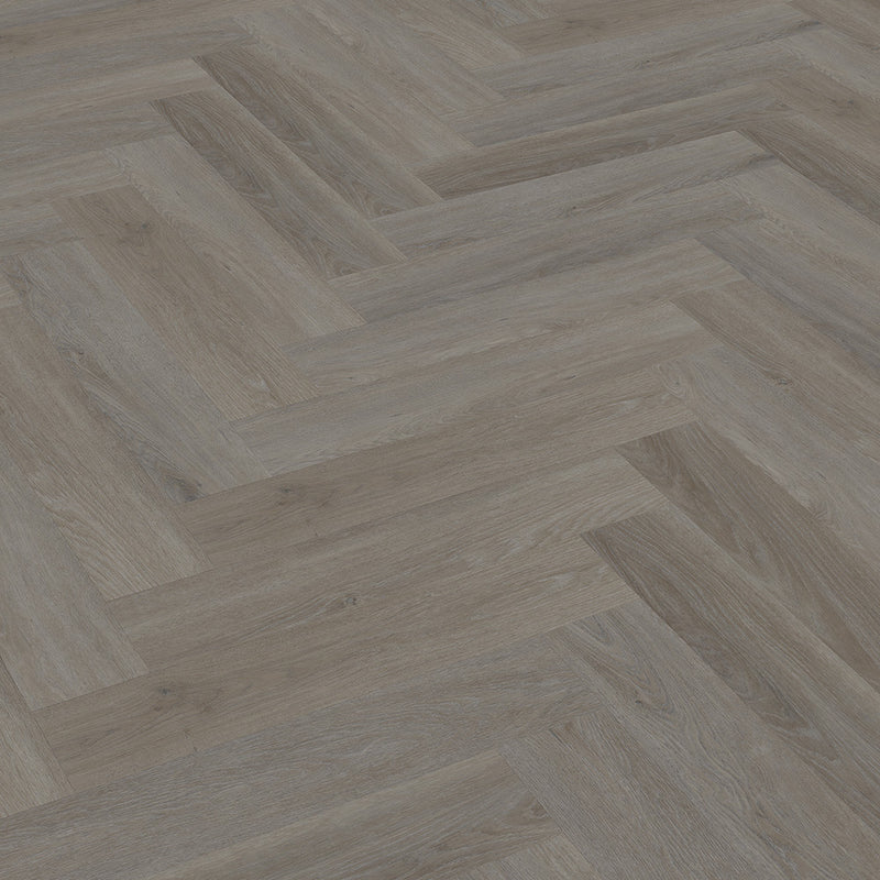 English Oak Taupe Workshop55 Herringbone LVT