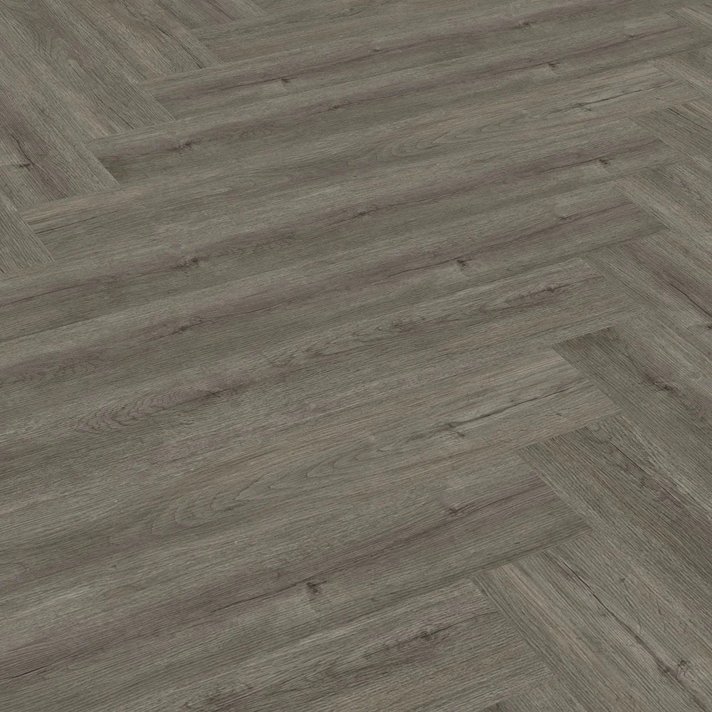 Manor Oak Natural Dark Herringbone Solide Click LVT 30