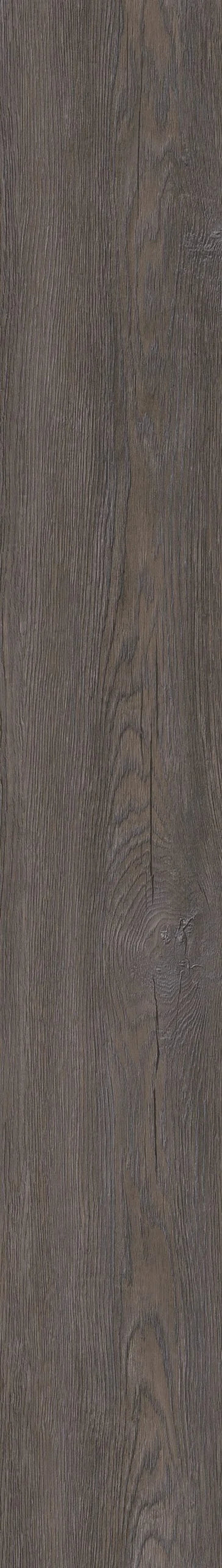 Close-up of Vintage Grey Oak wood-effect luxury vinyl plank flooring