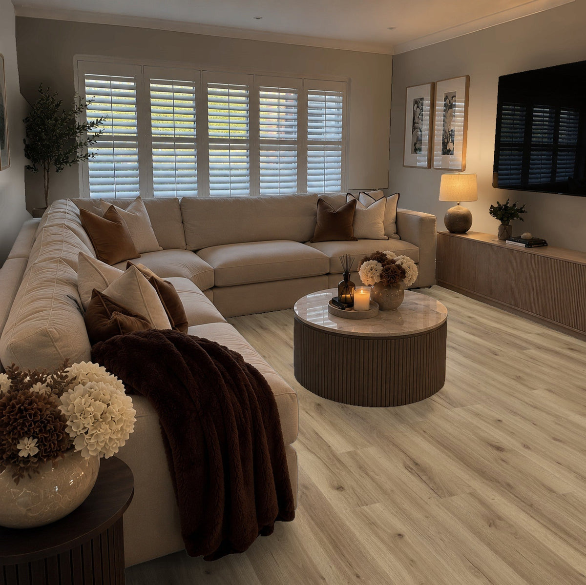 Hazelnut Oak 12mm Laminate Flooring