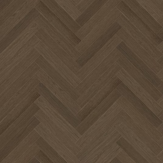 Nordikka Naturals Roasted Walnut Herringbone LVT Flooring | 0.7mm Wear Layer
