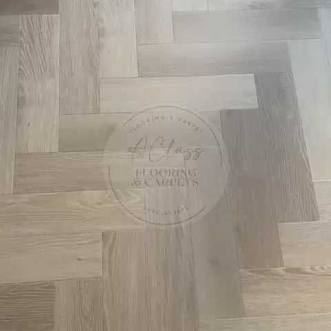 Ravello light oak herringbone LVT installed in a real customer home